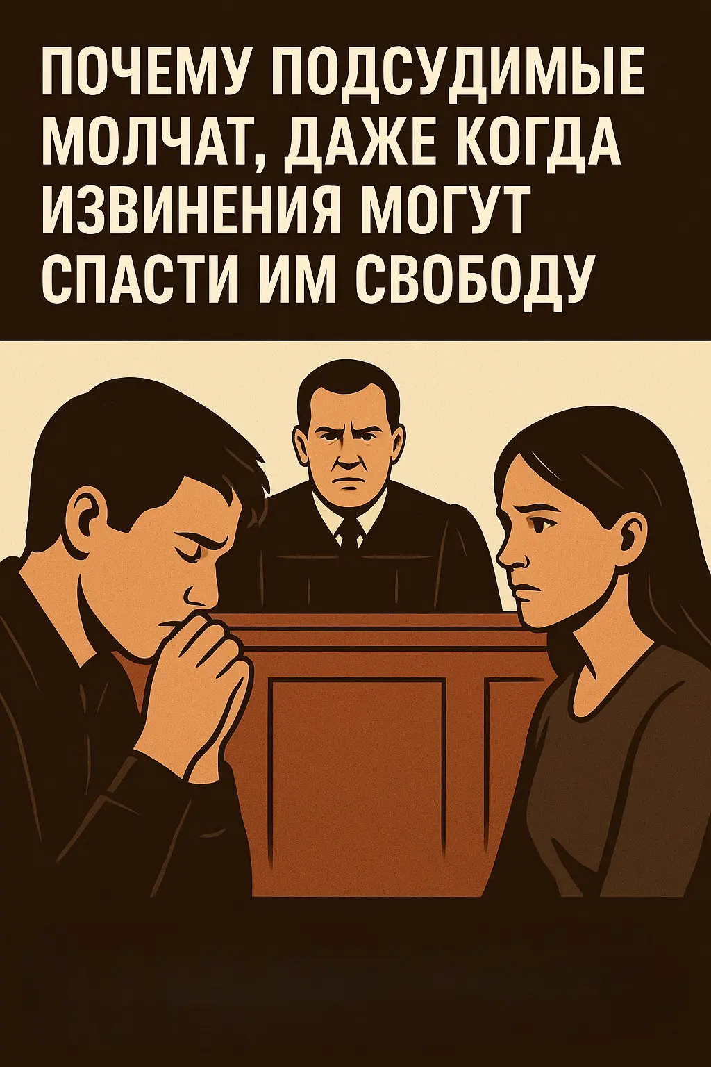 Почему подсудимые молчат, даже если извинения могут спасти имсвободу
На судебных заседаниях я часто стал наблюдать одну примечательную тенденцию: подсудимые редко просят прощения у потерпевших, даже е... | Сетка — социальная сеть от hh.ru
