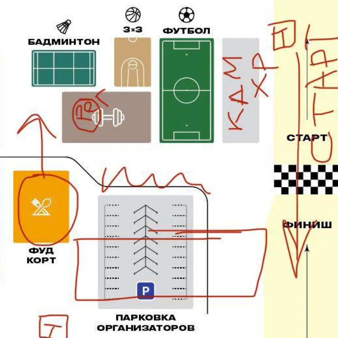 ↘️ Навигационная карта для фестиваля «Velofest 2021» | Сетка — социальная сеть от hh.ru