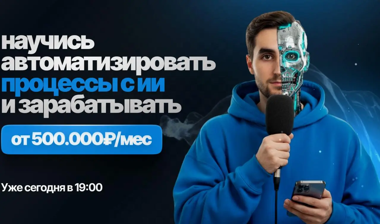 Сегодня в 19:00 МСК стартует наш вебинар🚀
Покажу, как я заработал 500к на агенстве за 1 месяц — и как ты можешь повторить это в ИИ сейчас | Сетка — социальная сеть от hh.ru