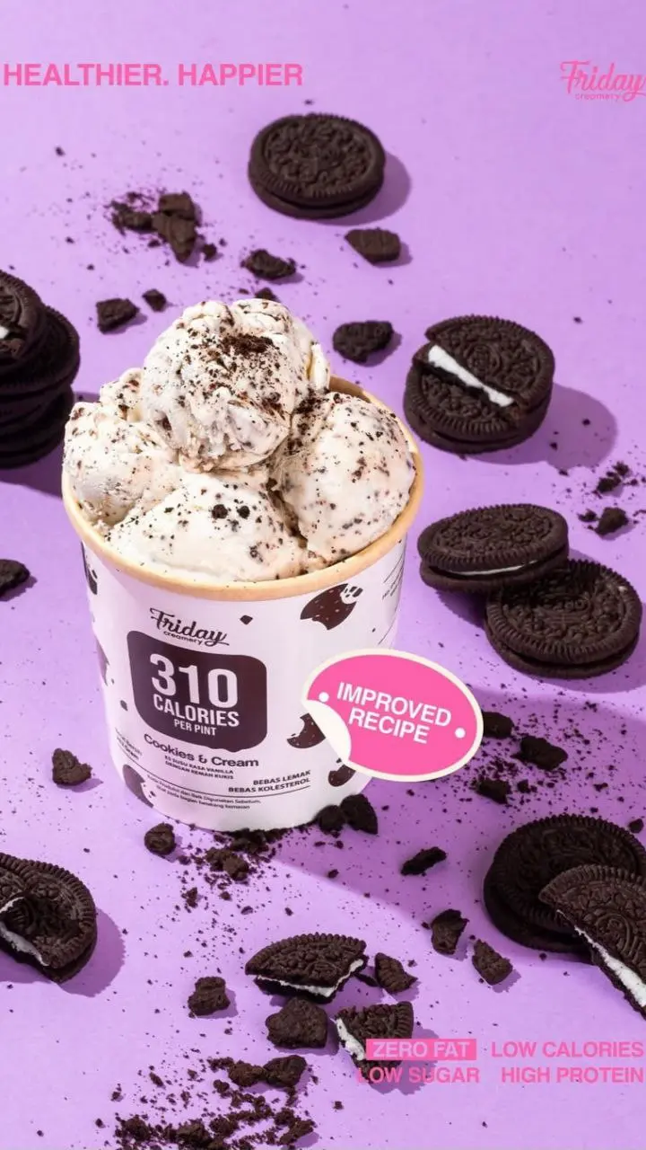 Сначала подумала, что у этого мороженого индонезийского бренда Friday Creamery вместо словесного есть цифровое обозначение вкуса, как, например, парфюмы под номерами | Сетка — социальная сеть от hh.ru