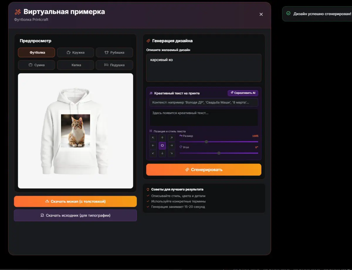 Балуемся в выходные, pet - Printcraft | Сетка — социальная сеть от hh.ru