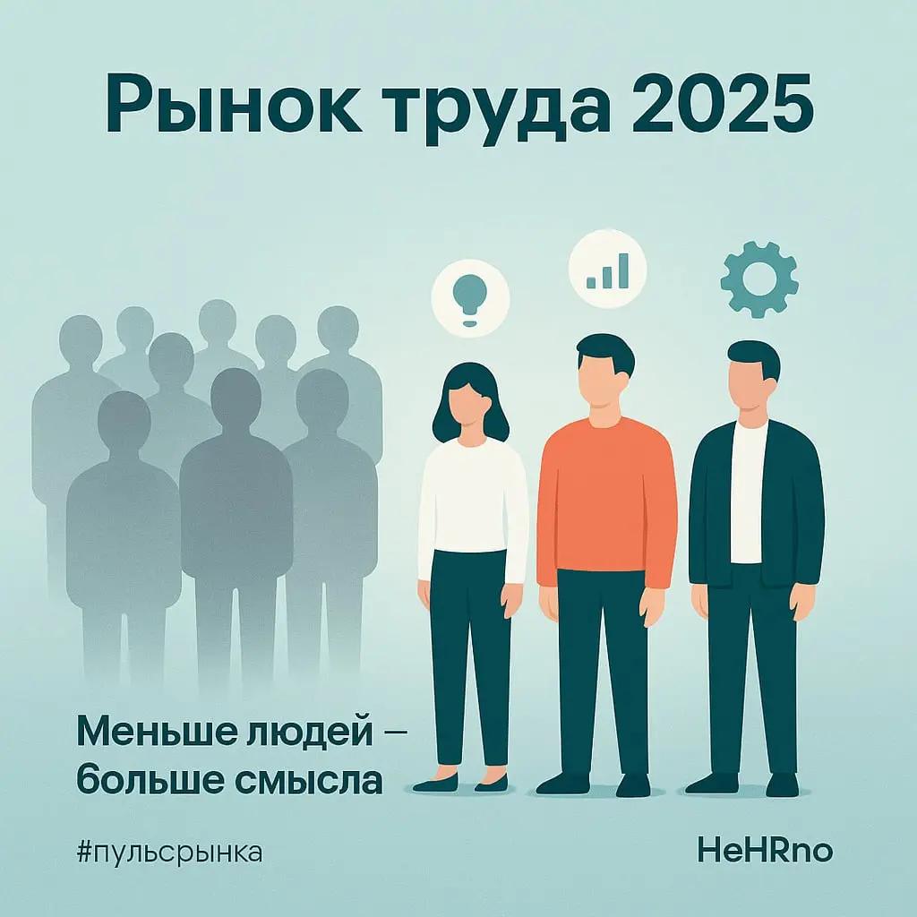 Рынок труда 2025: меньше людей, больше смысла
📉 За восемь лет Россия потеряла почти 11 миллионов человек в возрасте 20–39 лет — той самой группы, на которой держится большинство компаний | Сетка — социальная сеть от hh.ru