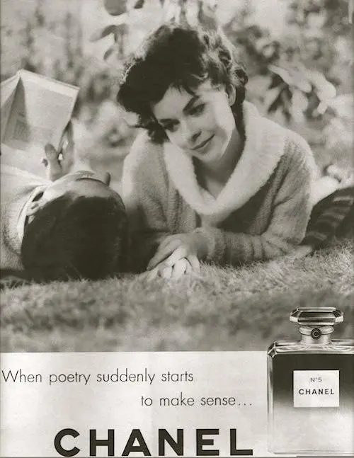 Ретро-реклама от Chanel ❤️  
#ностальгия #реклама #продвижение #Chanel | Сетка — социальная сеть от hh.ru