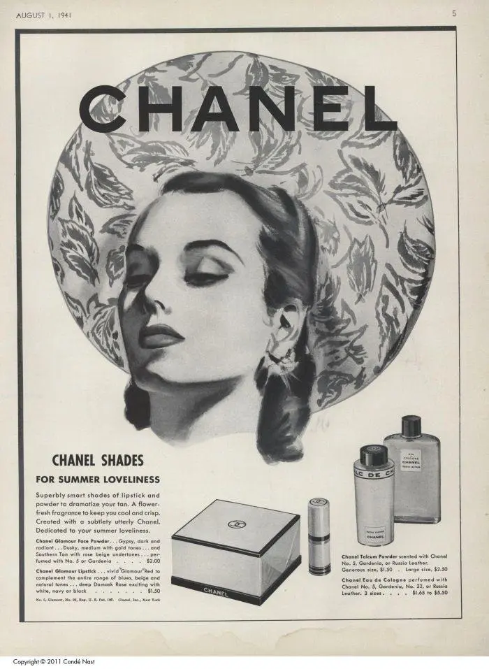 Ретро-реклама от Chanel ❤️  
#ностальгия #реклама #продвижение #Chanel | Сетка — социальная сеть от hh.ru