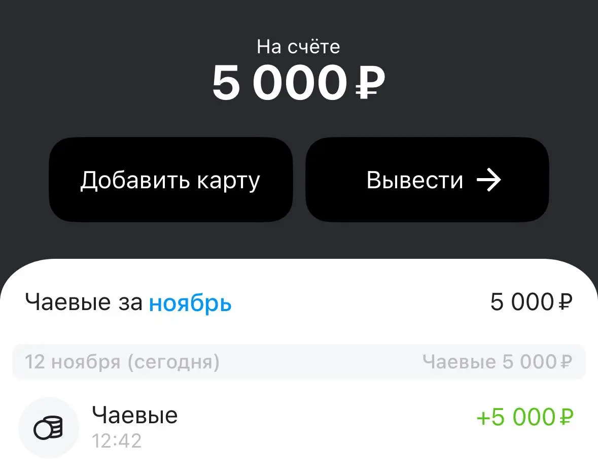 Ребята, спасибо вам за такой донат)
5 к аж) | Сетка — социальная сеть от hh.ru