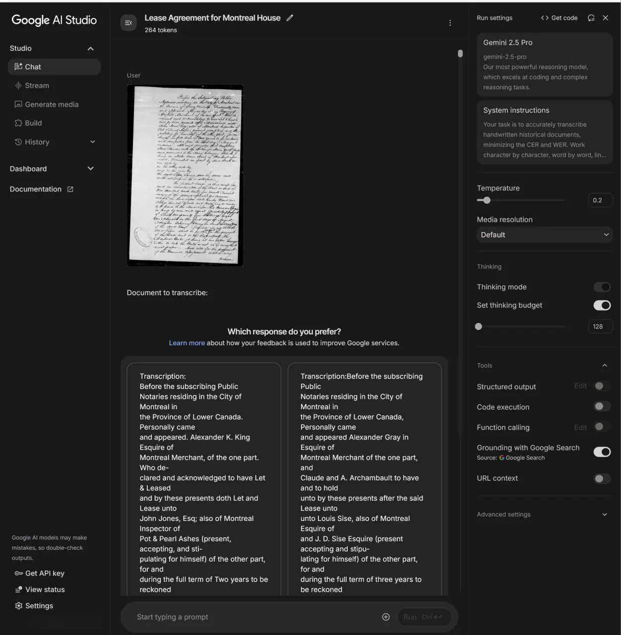 🔥 Google готовит к релизу по-настоящему думающую ИИ модель
На AI Studio появилась загадочная модель в A/B тестировании.
Скорее всего это Gemini 3.0, которая должна выйти в ближайшее время | Сетка — социальная сеть от hh.ru