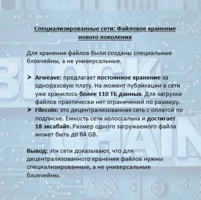 🤔 Раз блокчейн такой надежный, можно ли загружать в него все подряд — от документов до фотоархива?
Краткий ответ: нет, это дорого, неэффективно и часто технически невозможно | Сетка — социальная сеть от hh.ru