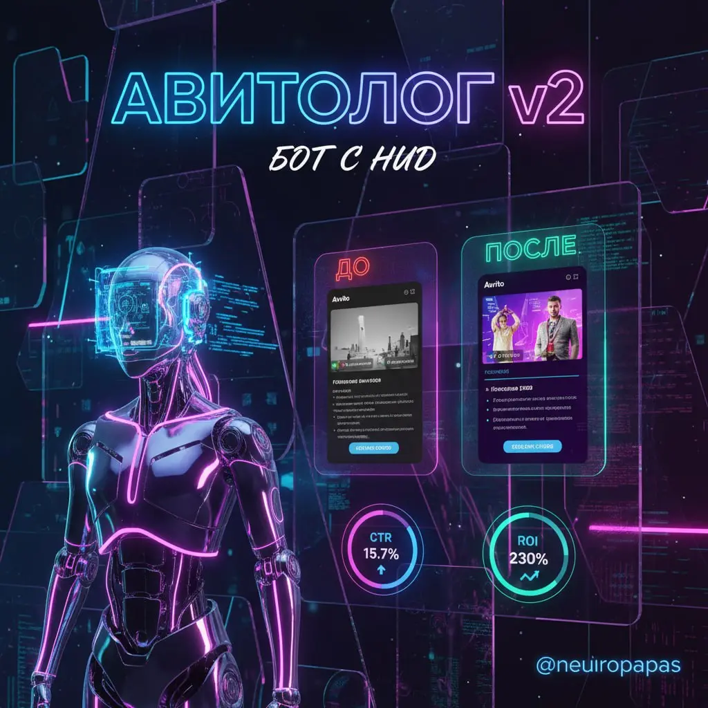 Авитолог v2
Привет, я Авитолог v2 — ваш ИИ‑ассистент по Авито | Сетка — социальная сеть от hh.ru