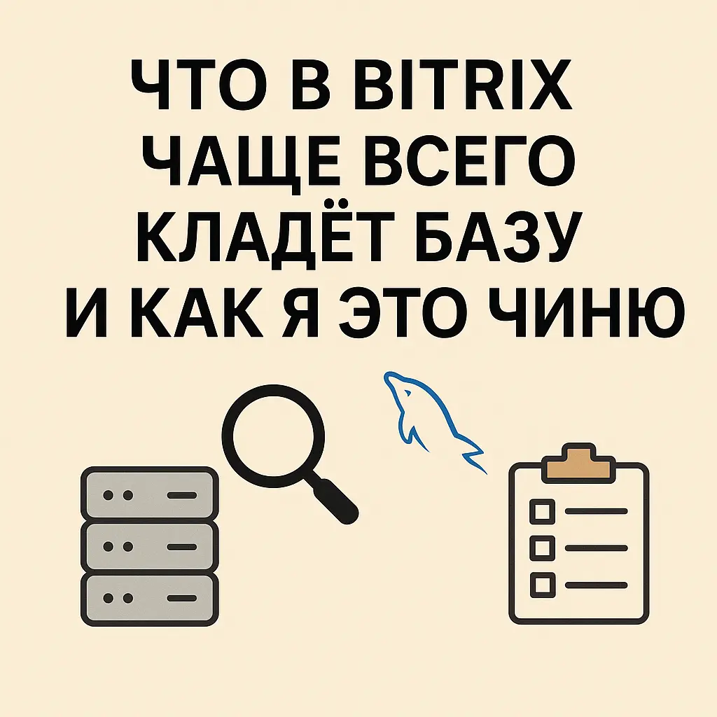 Что в Bitrix чаще всего кладёт базу и как я это чиню | Сетка — социальная сеть от hh.ru