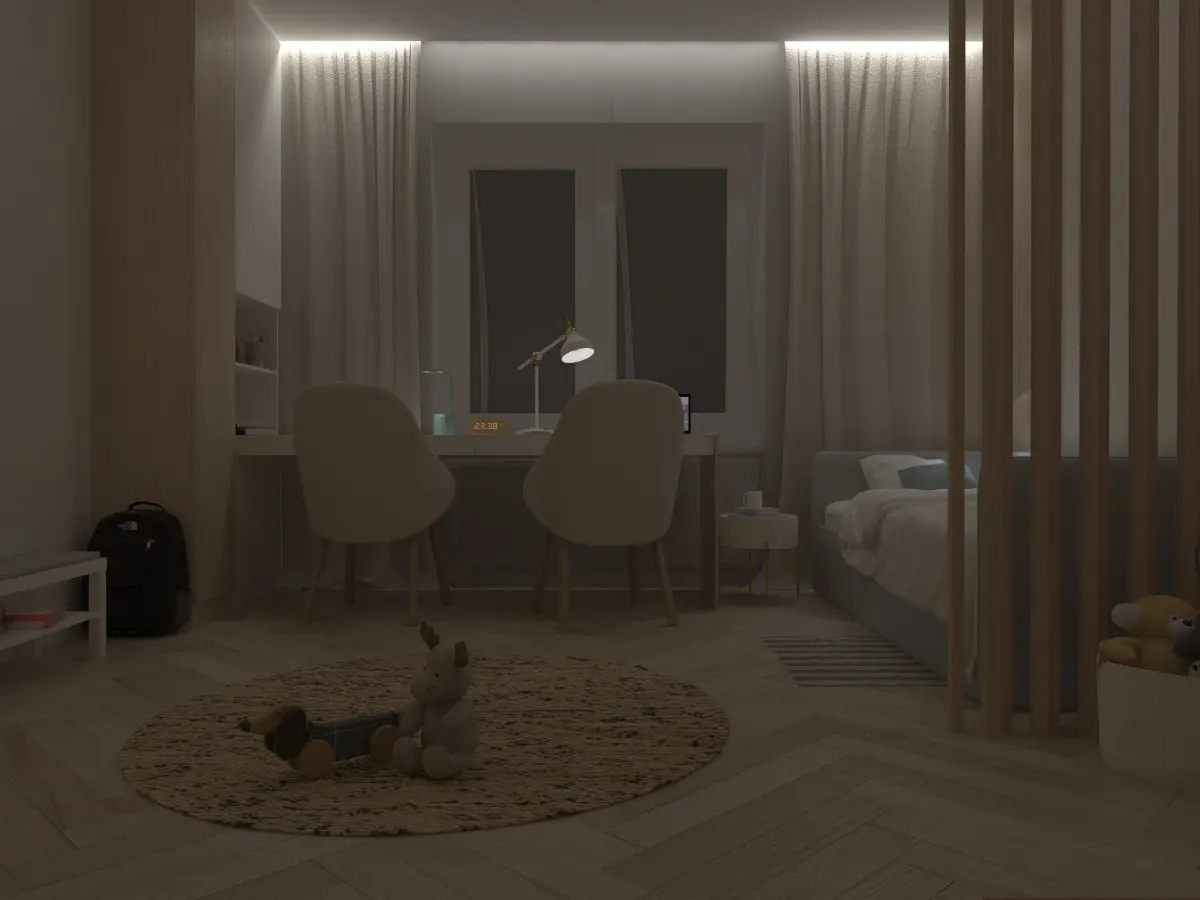 ☀️  Интерьер детской комнаты (19 кв.м.). Санкт-Петербург | Сетка — социальная сеть от hh.ru