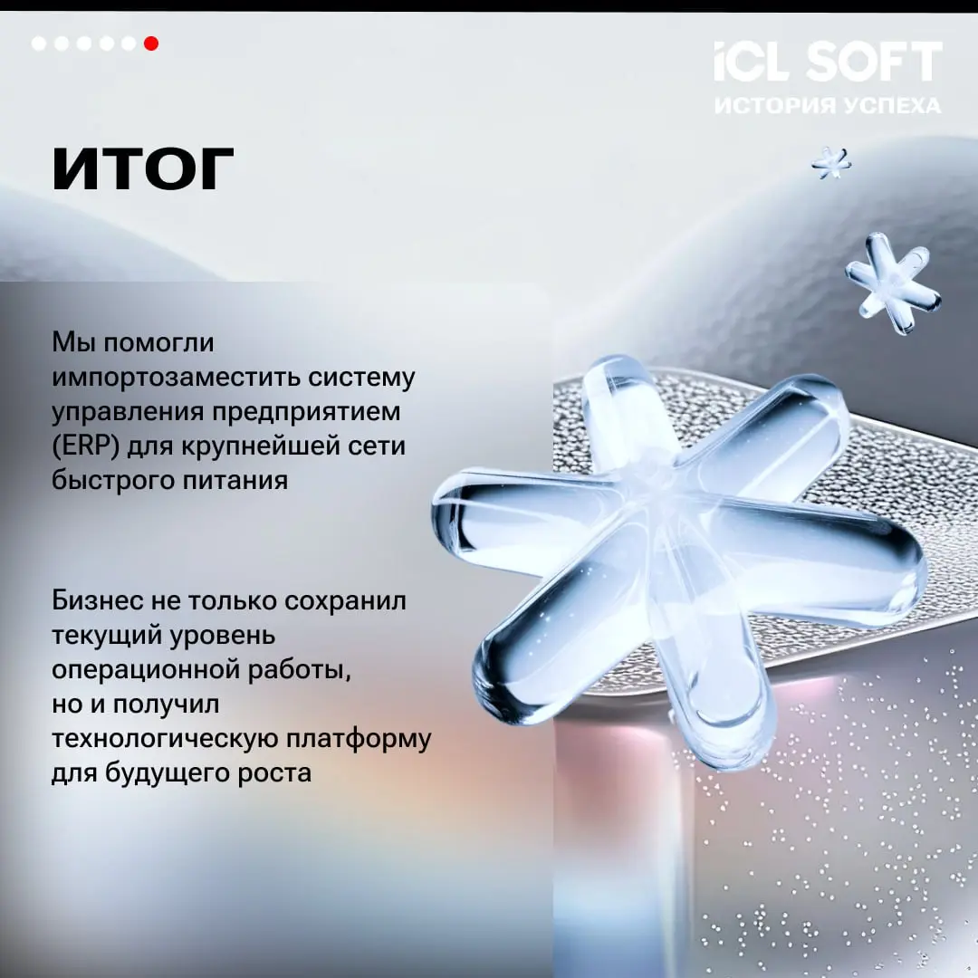 Создаем будущее HoReCa c ICL SOFT!
Сегодня мы рассказываем об одном из наших крупных проектов по импортозамещению для сети ресторанов быстрого питания. Скорее читайте! 🤩 | Сетка — социальная сеть от hh.ru
