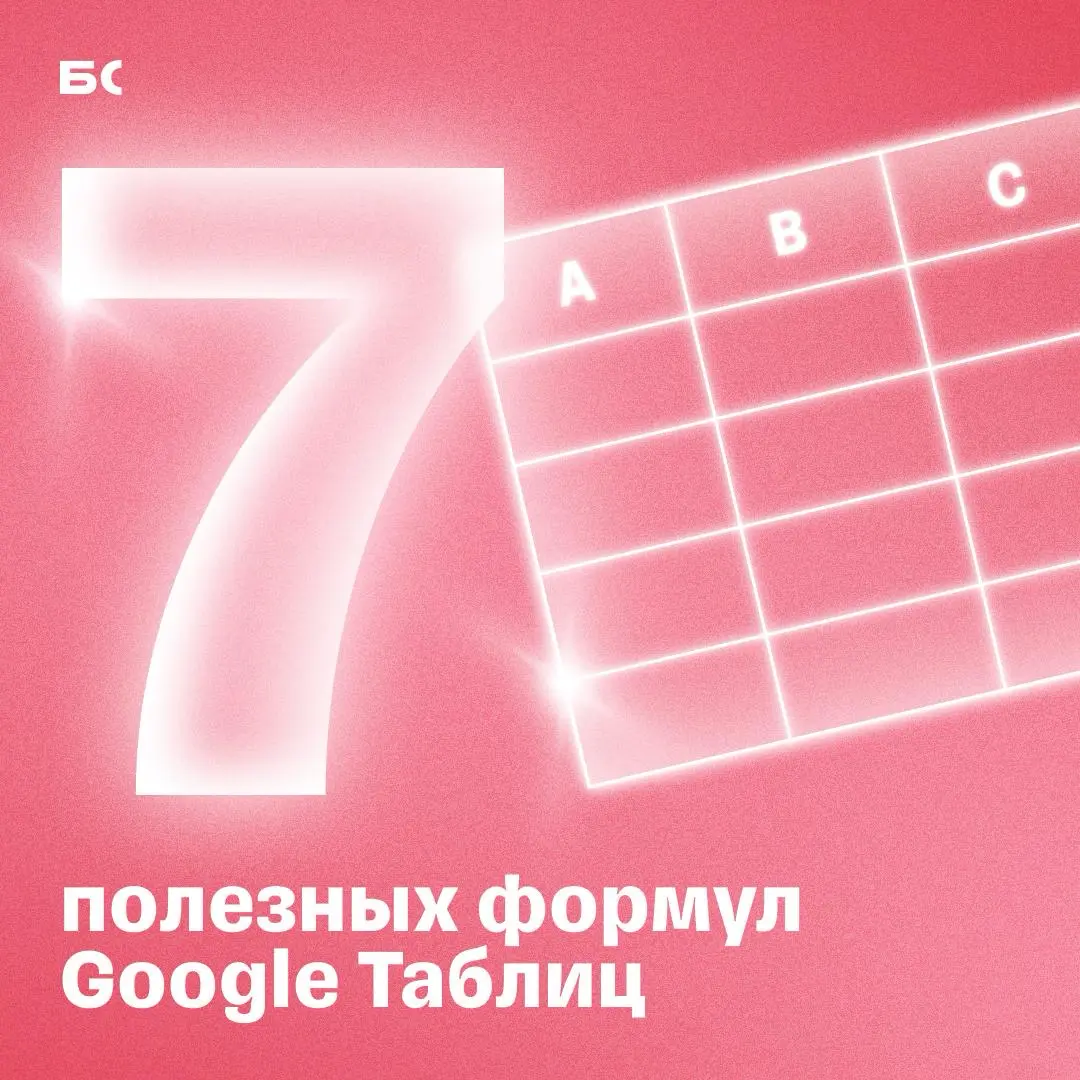 Полезные формулы Google Таблиц для бизнеса | Сетка — социальная сеть от hh.ru