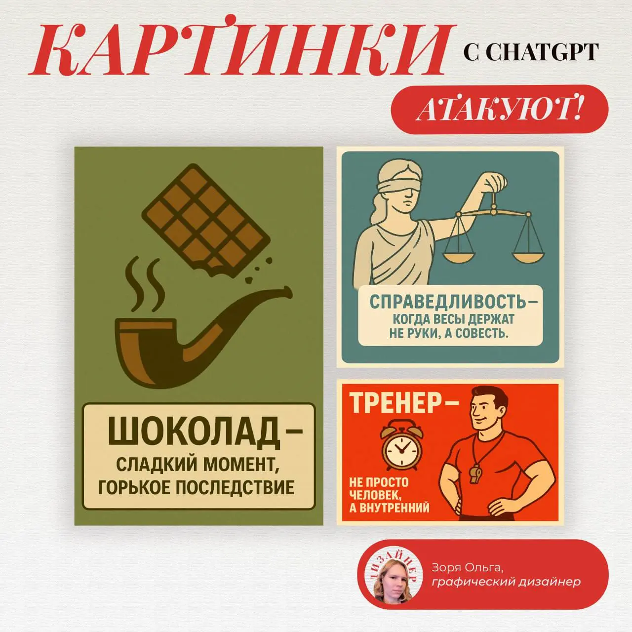 Когда я только увидела, что может мой чат, подумала «за такую разработку и премию дадут?»😅
Но листая ленту, понимаю: теперь эта стилистика у каждого второго
Я сама люблю ChatGPT, он рисует именно то, ... | Сетка — социальная сеть от hh.ru