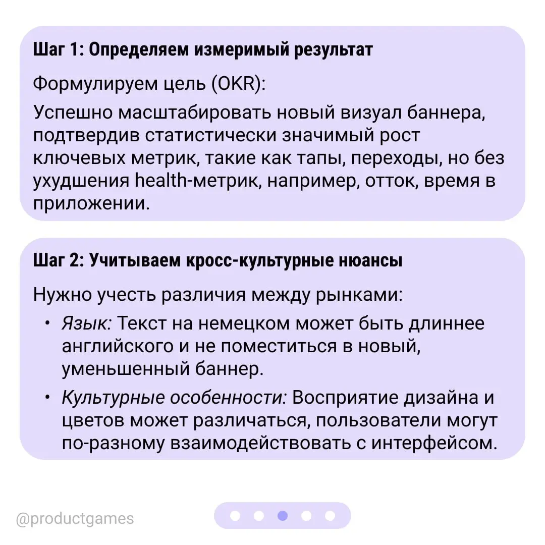 A/B-тест зелёный, метрика растёт ✨
Что дальше? Кажется, ответ «раскатать на все рынки» очевиден. Но именно здесь таится главная ошибка.
Разобрали реальный кейс масштабирования баннера на 20+ стран | Сетка — социальная сеть от hh.ru