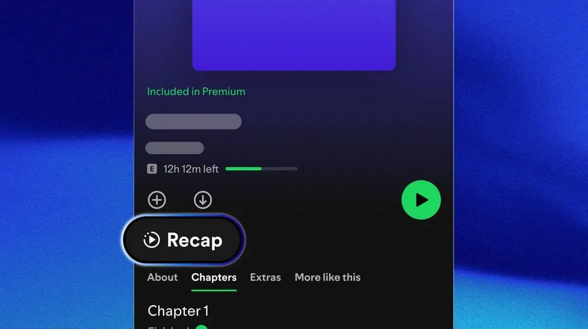 🎧Spotify представил функцию Recaps на базе искусственного интеллекта, помогающую пользователям быстро вернуться к аудиокниге, прослушивание которой они могли прекратить ранее | Сетка — социальная сеть от hh.ru