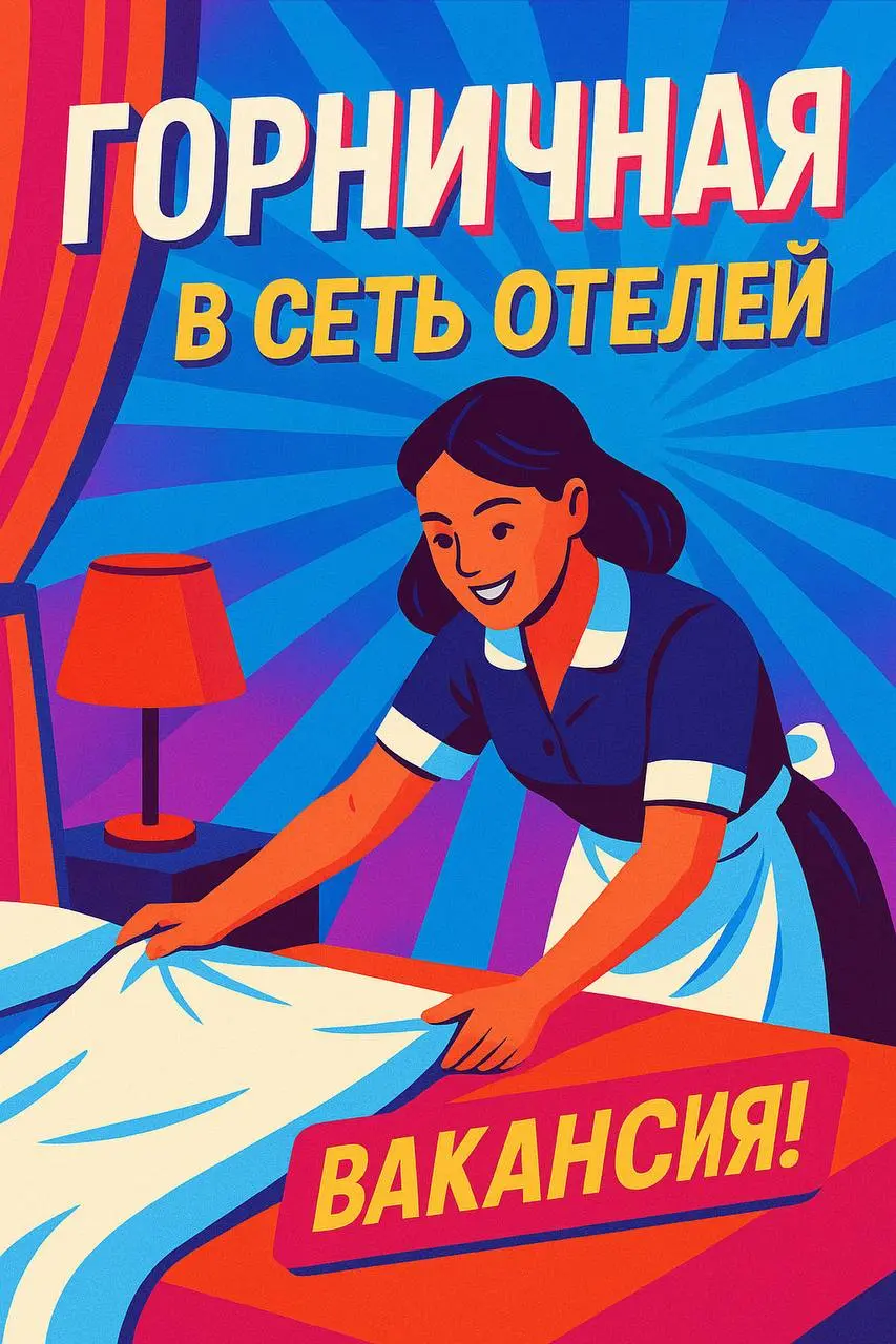 Работайте с комфортом!
Горничная в уютный мини-отель
КРАСНОГОРСК | Ежедневная оплата ✨
Мини-отели «Аравана» и «Жажда» ищут дневную и ночную горничную на постоянную основу | Сетка — социальная сеть от hh.ru