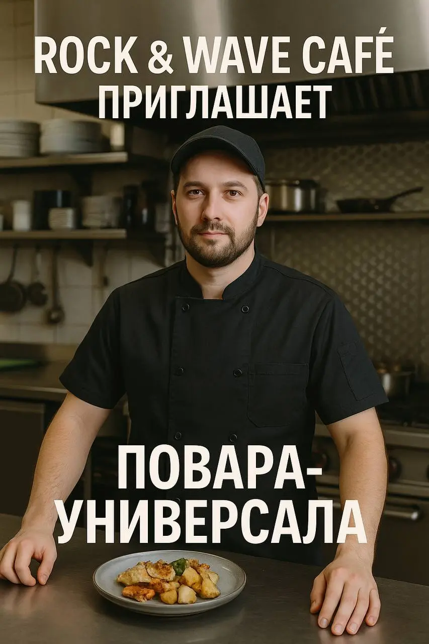 🍳 Rock & Wave Café приглашает повара-универсала!
Мы — современное кафе с дружной командой и стабильной загрузкой. Ищем ответственного специалиста, который любит своё дело.
📍 Локация:
Москва, ул | Сетка — социальная сеть от hh.ru