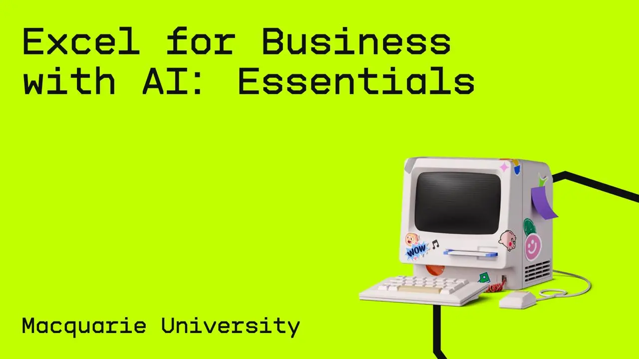 #excel@edoocate
Создадите грамотные таблицы, выполните точные расчёты, эффективно проанализируете данные и повысите продуктивность с помощью ИИ.
Пройти курс: https://www.coursera | Сетка — социальная сеть от hh.ru