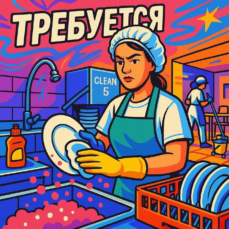 СРОЧНО ТРЕБУЕТСЯ ПОСУДОМОЙЩИЦА / УБОРЩИЦА В СТОЛОВУЮ
📍 м. Тверская, Большой Гнездниковский пер., д | Сетка — социальная сеть от hh.ru