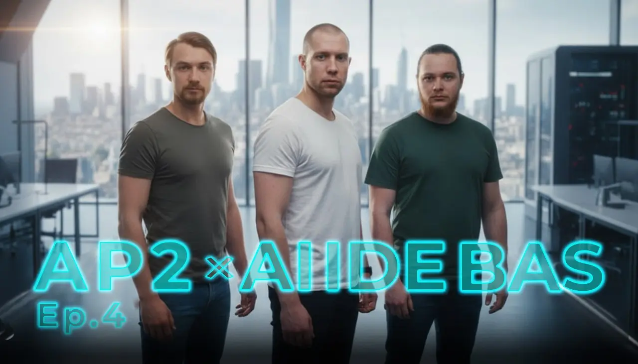 ❎ Четвертая серия по освоению платежного протокола AP2 для агентов с AI IDE BAS
🔵 В этой серии мы:
⚫️ Закончили писать и переписывать US
⚫️ Проговорили к какой идем инфраструктуре
⚫️ Посмотрели мокову... | Сетка — социальная сеть от hh.ru