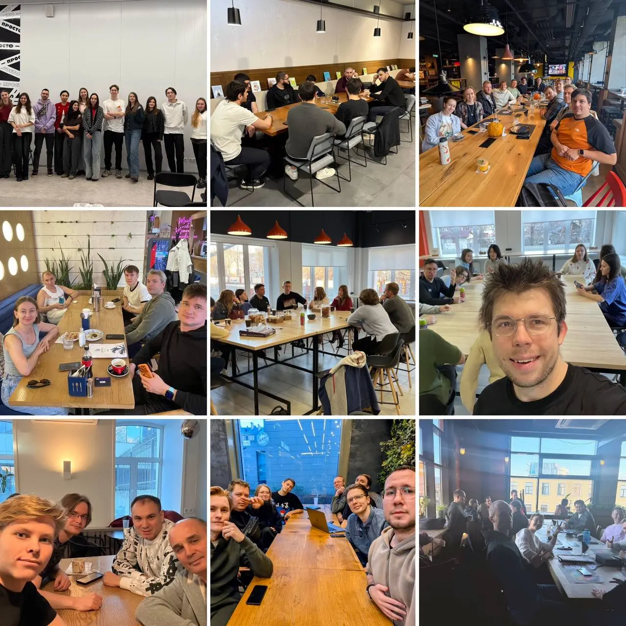 Собрали для вас фотографии встреч с прошедших выходных!
ANDROID:
🔶 САНКТ-ПЕТЕРБУРГ
DESIGN:
🔶 САНКТ-ПЕТЕРБУРГ
IOS:
🔶 САНКТ-ПЕТЕРБУРГ
IT:
🔶 ТАШКЕНТ
🔶 МАХАЧКАЛА
MOBILE:
🔶 БЕЛГРАД
🔶 НИЖНИЙ НОВГОРОД
QA:
🔶 ... | Сетка — социальная сеть от hh.ru