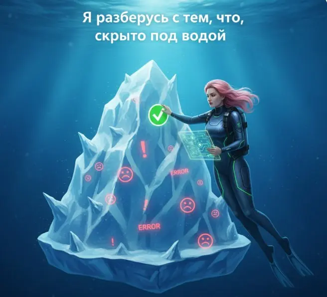 Знаешь, что я осознала за годы работы с онлайн-школами? 🤔
Технические проблемы — как айсберг 🧊 Видна лишь верхушка:
😫 Потерянные заявки
😥 Клиенты, которые не получают доступы
🤯 Хаос в рассылках
А под ... | Сетка — социальная сеть от hh.ru