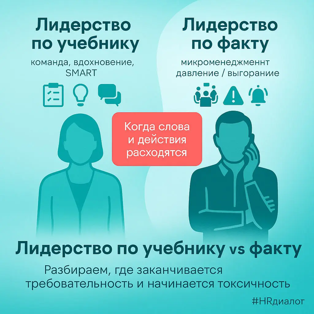 Лидерство по учебнику vs. лидерство по факту | Сетка — социальная сеть от hh.ru