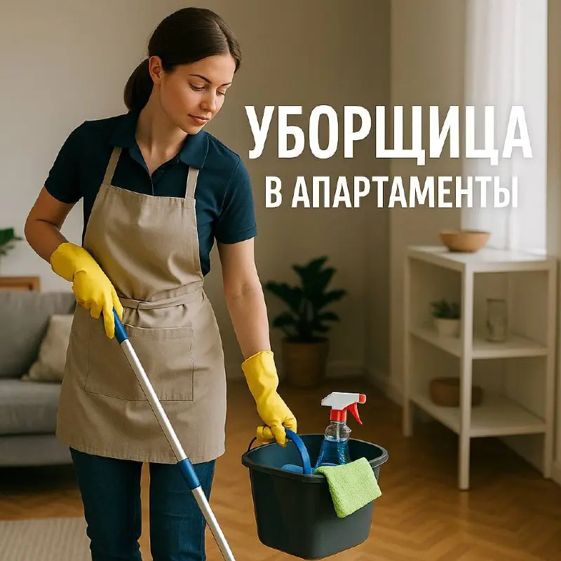 Требуется уборка апартаментов (75 м²)
Ищем аккуратных, внимательных и ответственных специалистов | Сетка — социальная сеть от hh.ru