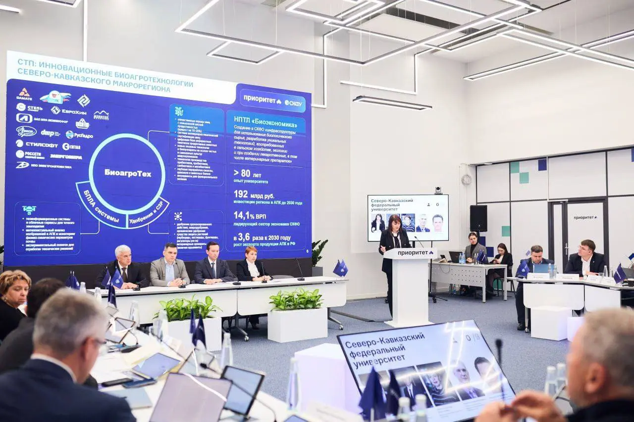 👍 СКФУ выступит интегратором национальных проектов технологического лидерства на Северном Кавказе
Северо-Кавказский федеральный университет выступит интегратором технологических трендов и национальных... | Сетка — социальная сеть от hh.ru