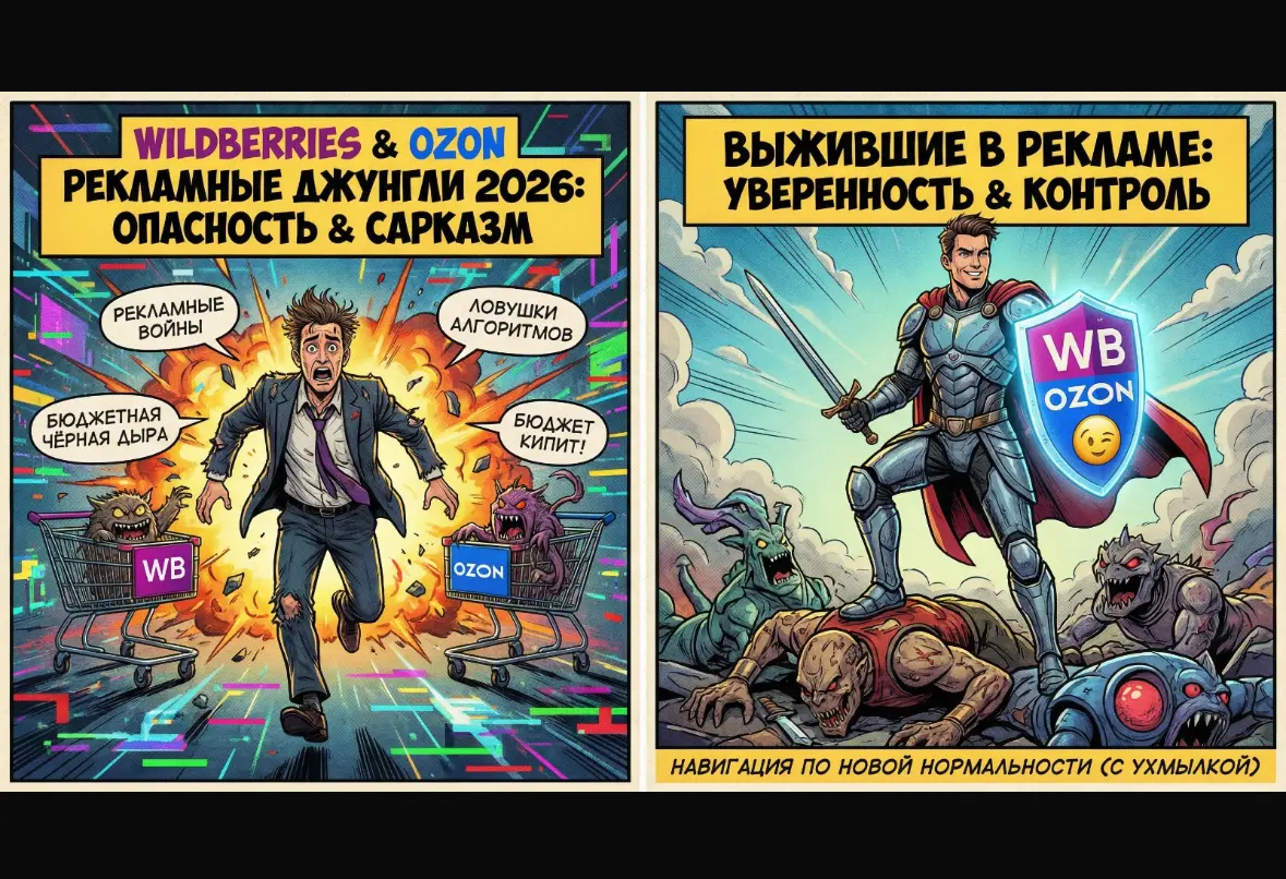 Внутренняя реклама на Wildberries и Ozon: коротко, иронично | Сетка — социальная сеть от hh.ru