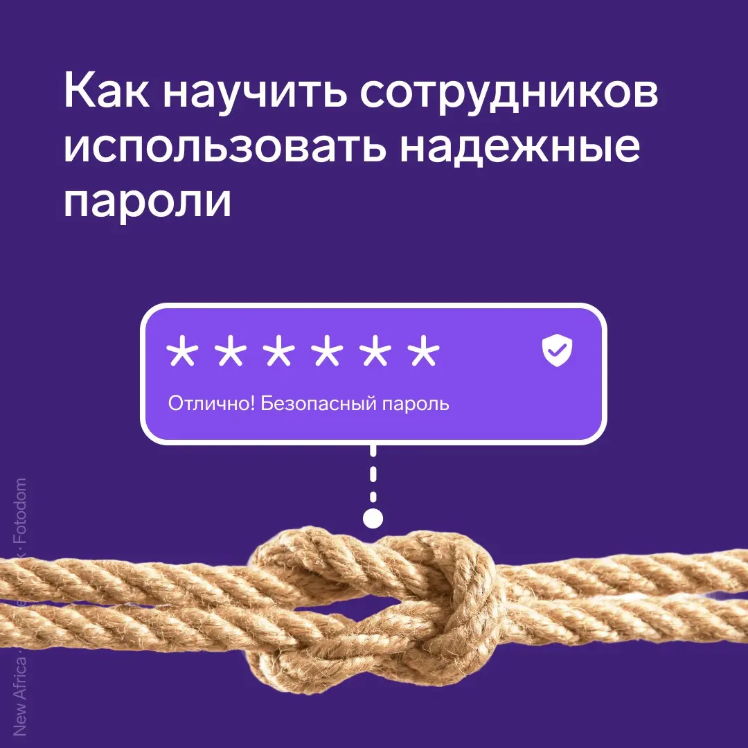 Как научить сотрудников использовать надежные пароли
В первом квартале 2025 года 94% хакерских атак пришлось на брутфорс — перебор паролей | Сетка — социальная сеть от hh.ru