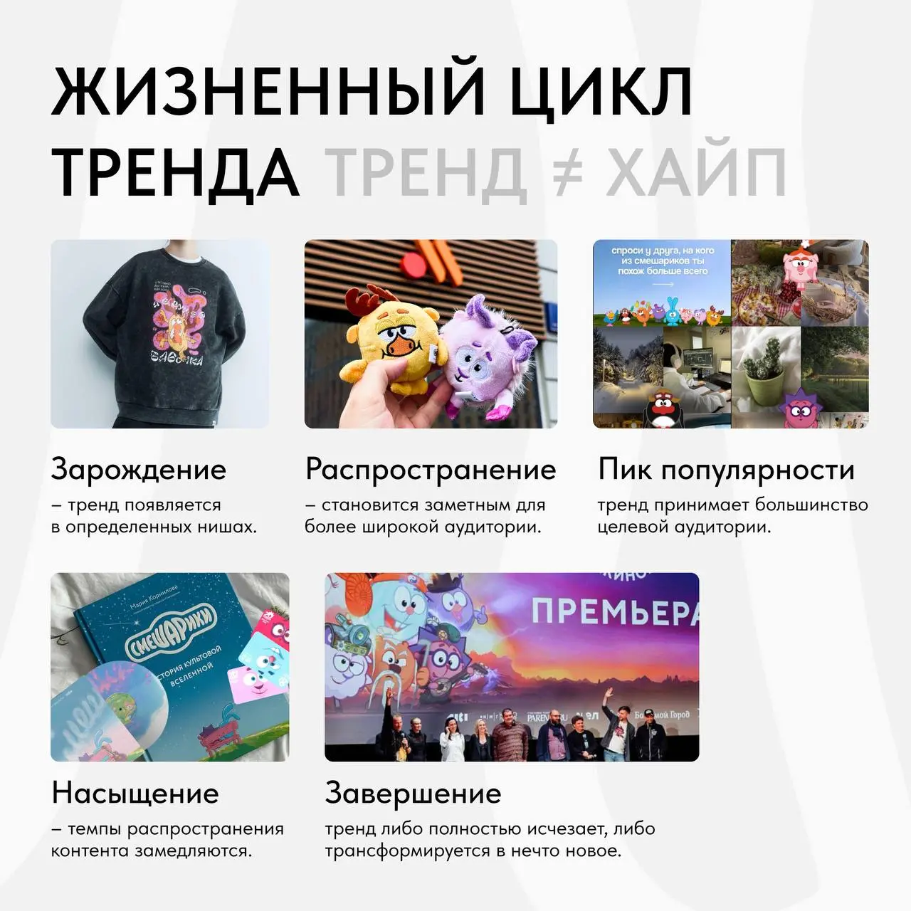😓 Когда кажется, что тренды меняются быстрее, чем успеваешь моргнуть – ты не ошибаешься.
Сегодняшний мем завтра забывают, а вчерашний хайп живёт только в презентациях брендов | Сетка — социальная сеть от hh.ru