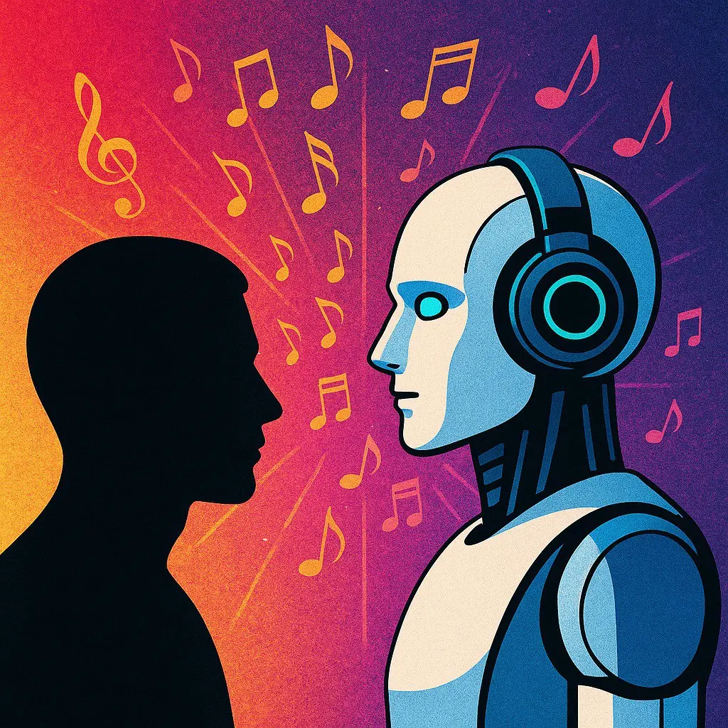 🎵 AI-музыка стала неотличима от человеческой — исследование Deezer и Ipsos
«Мы слушаем, но не замечаем: граница между человеком и алгоритмом исчезает»
Deezer совместно с Ipsos провели международный оп... | Сетка — социальная сеть от hh.ru