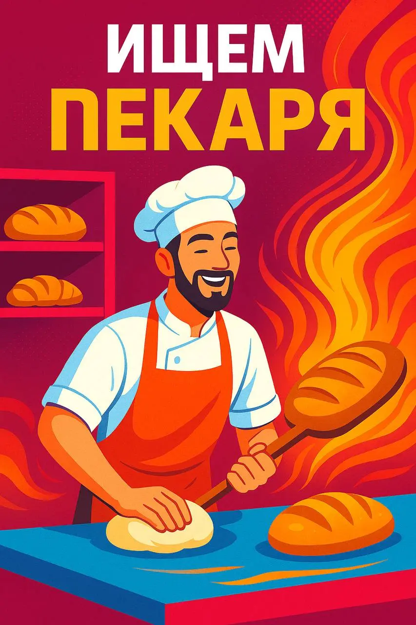 ПЕКАРЬ в пекарню (м. Полежаевская)
📍 Ул. Зорге, 7г, стр | Сетка — социальная сеть от hh.ru