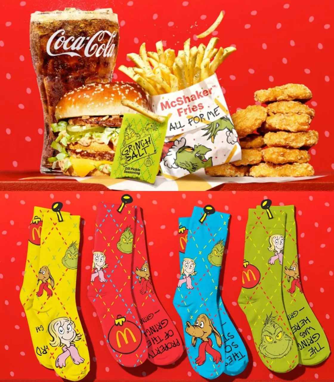 McDonald's моментально украл идею у Вкусно — и точка, и тоже решил давать носки с новогодним комбо! Никакого стыда 🙉
В этом посте были ссылки, но мы их удалили по правилам Сетки | Сетка — социальная сеть от hh.ru