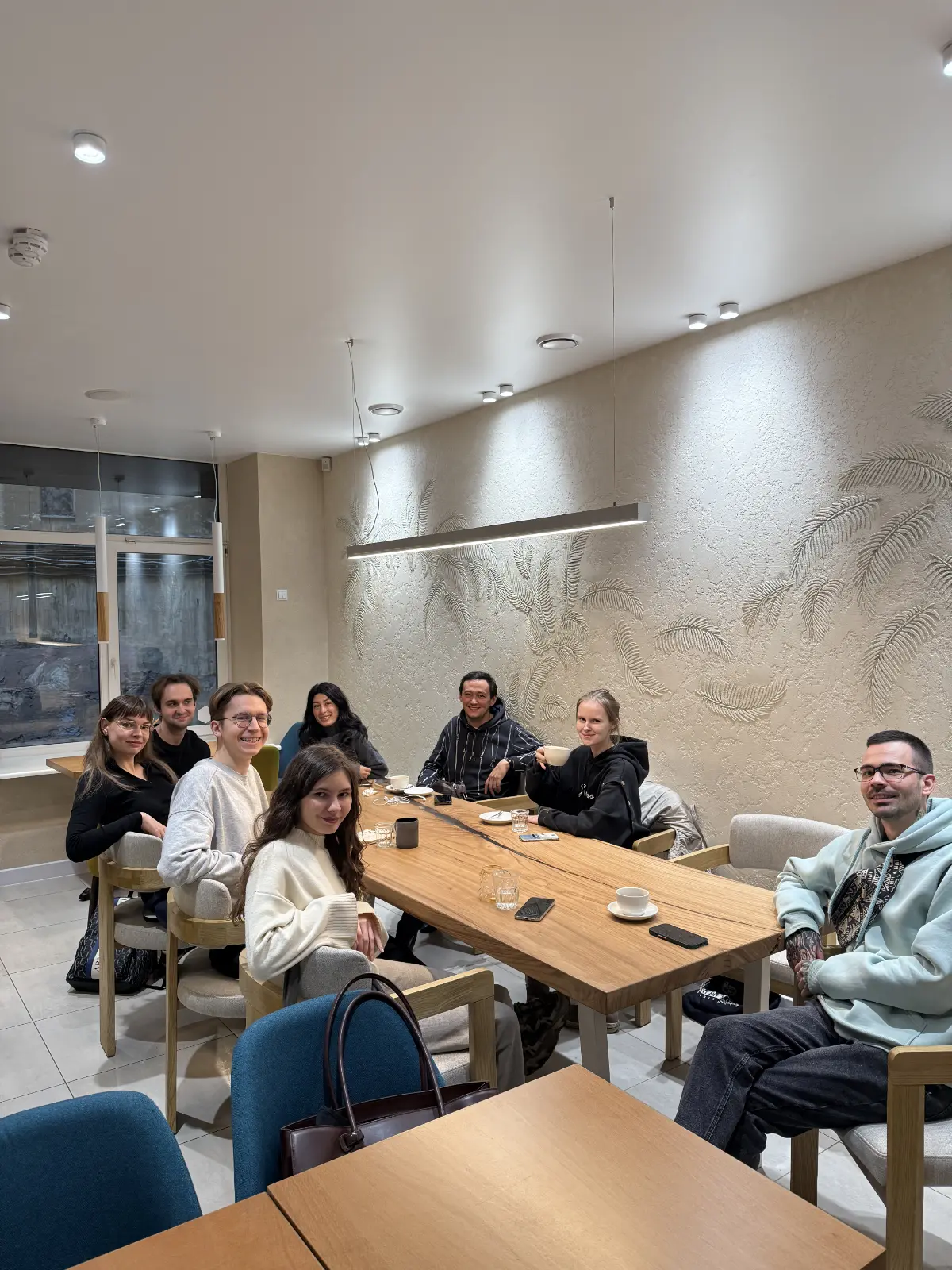 Встреча 22/11  
Обсудили:
— кринж ситуации на работе
— что важно в офисе (вентиляция 🤌)
— гороскопы
— баньки парилки
— как оставаться продуктивным зимой
— собеседования и трудоустройство
— много разра... | Сетка — социальная сеть от hh.ru