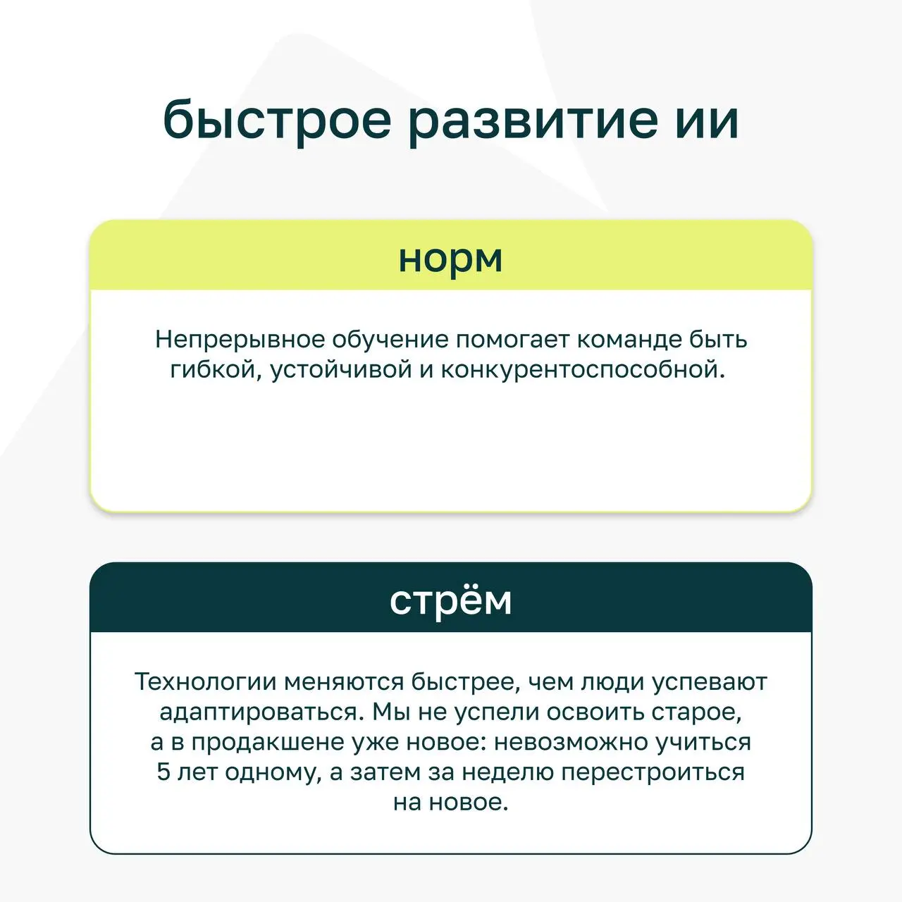 ⭐️ ИИ в работе — базовый минимум или все ещё роскошный максимум?
На одном из созвонов мы устроили спонтанные дебаты: разделились на команды и спорили, где граница между пользой и перебором в применени... | Сетка — социальная сеть от hh.ru