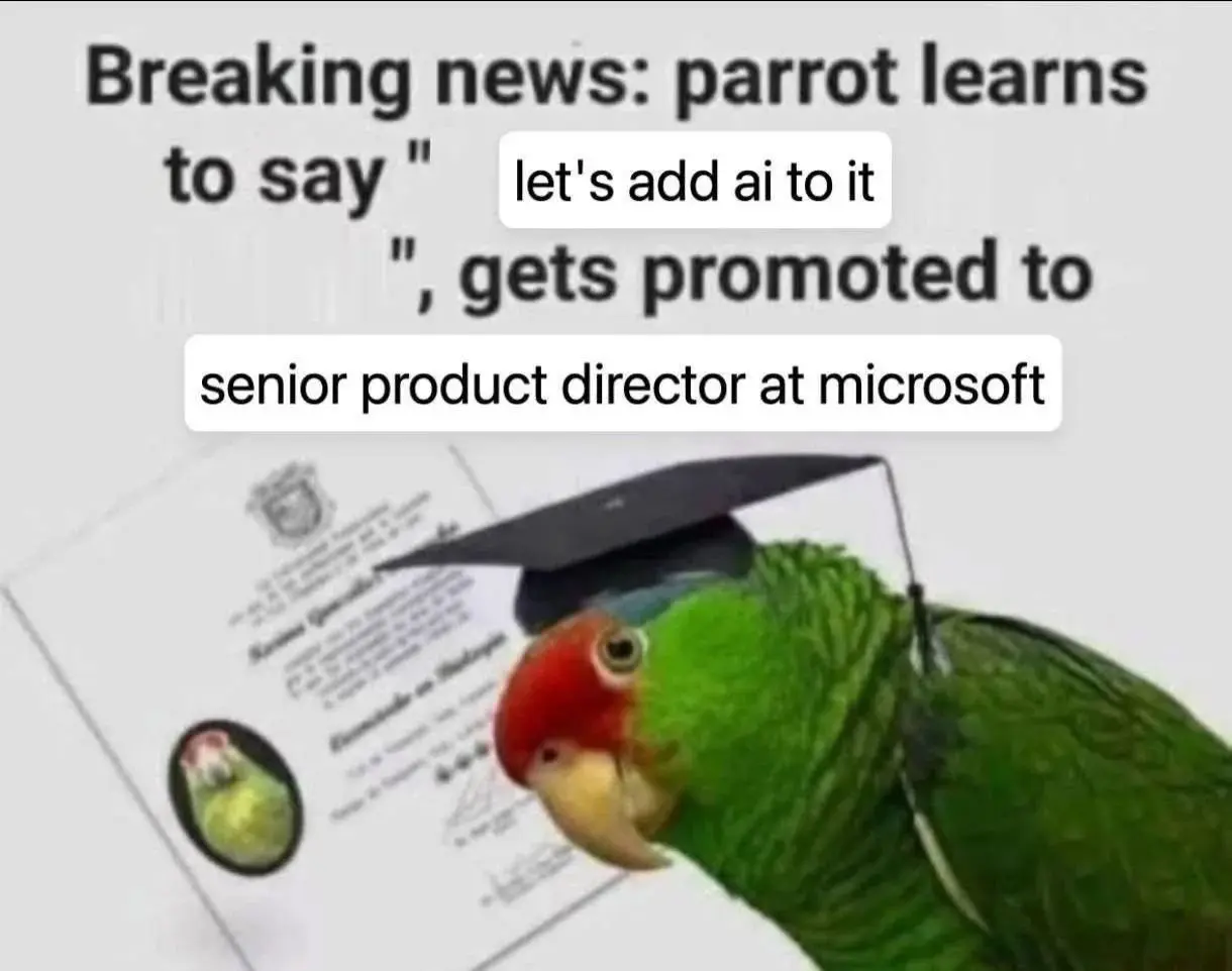 Видимо не только в Microsoft 😂
🔛 @kiselit
#memes@kiselit | Сетка — социальная сеть от hh.ru