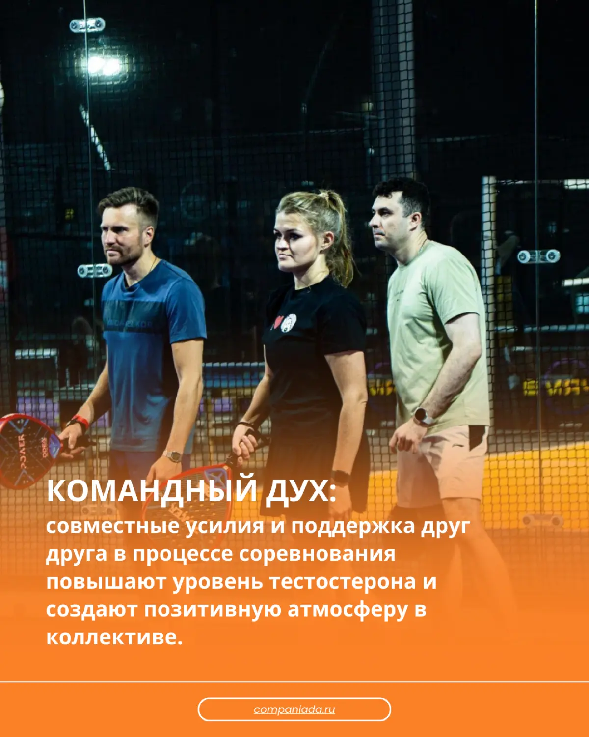 💡Корпоративные соревнования увеличивают тестостерон | Сетка — социальная сеть от hh.ru