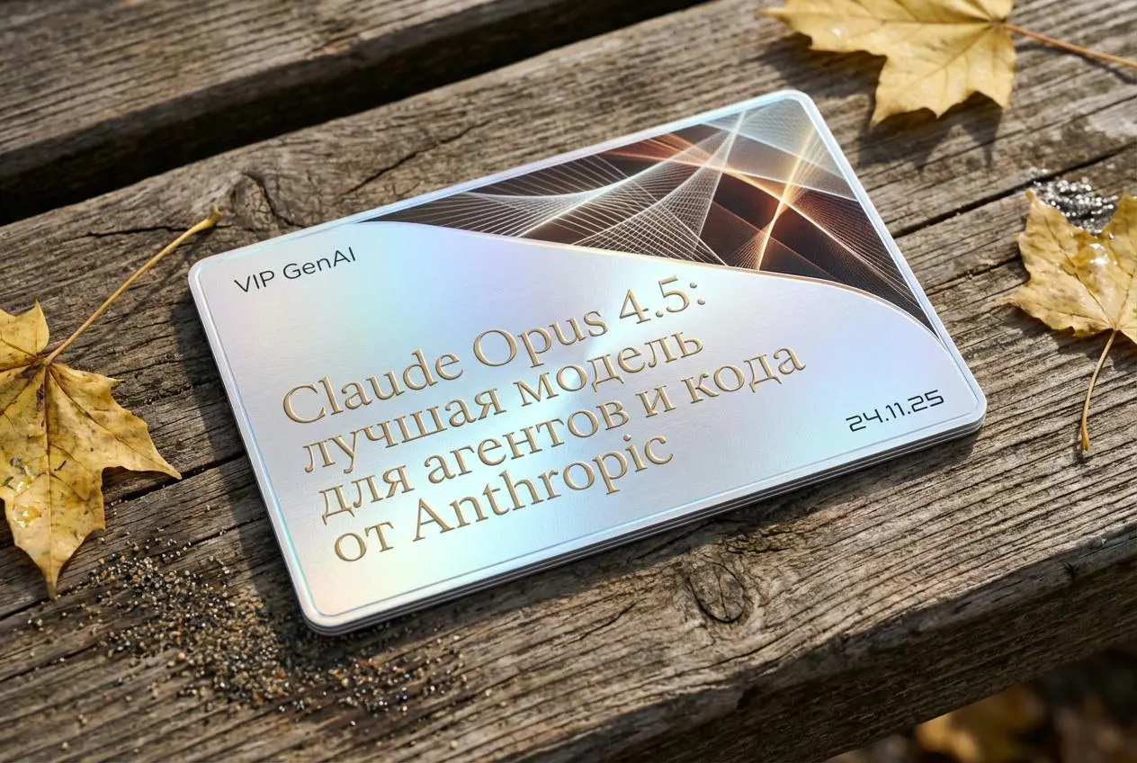 🔥 Anthropic выпустила Claude Opus 4.5 — новую флагманскую модель, которую компания называет лучшей в мире для кодинга, агентов и автоматизации задач. Модель обошла GPT-5 | Сетка — социальная сеть от hh.ru