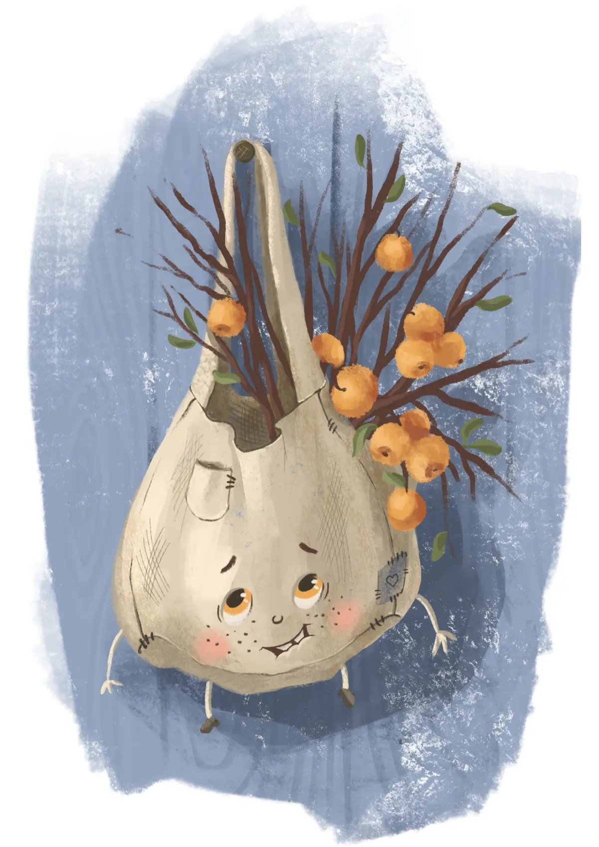 Еще одна цифровая иллюстрация с курса | Сетка — социальная сеть от hh.ru