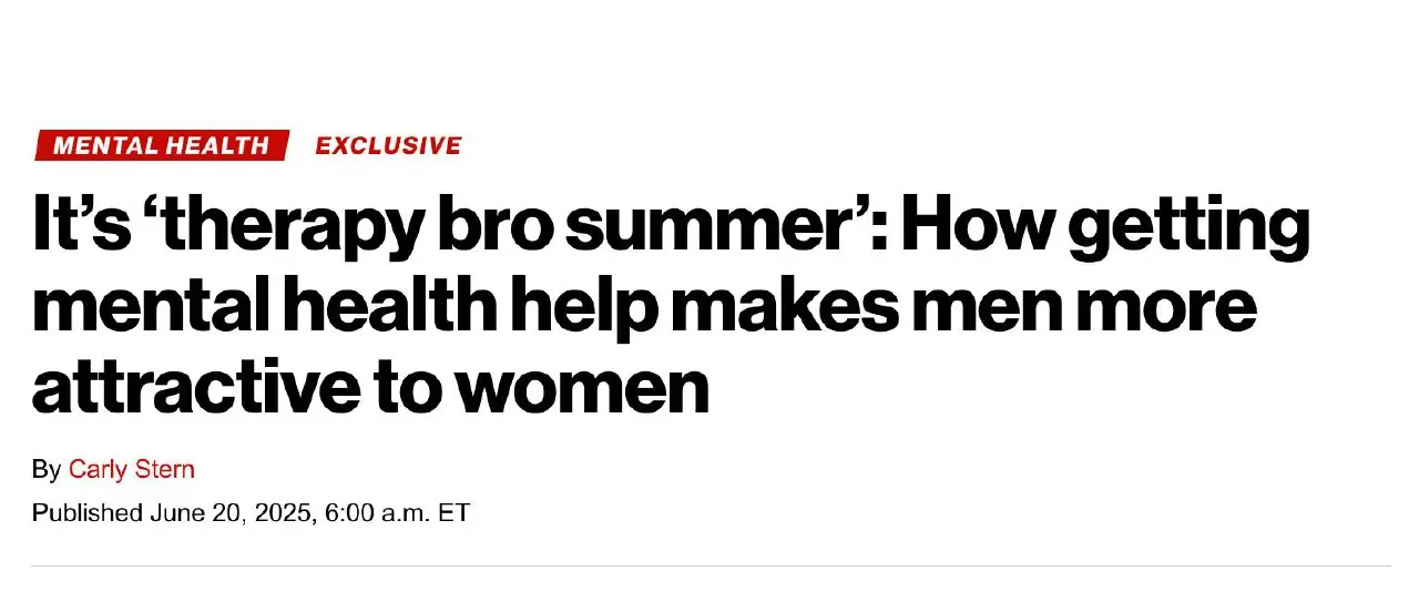 🧔🏻‍♂️ THERAPY BRO SUMMER
Что, если этим летом мужчины выбирают не рыбалку, а разговор с психологом?
Не потому что модно. А потому что иначе — уже невозможно | Сетка — социальная сеть от hh.ru
