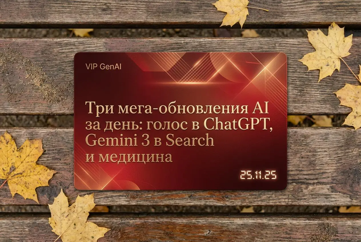 ChatGPT переделал голосовой режим — теперь это не отдельное окно, а полноценная фишка в обычном чате | Сетка — социальная сеть от hh.ru