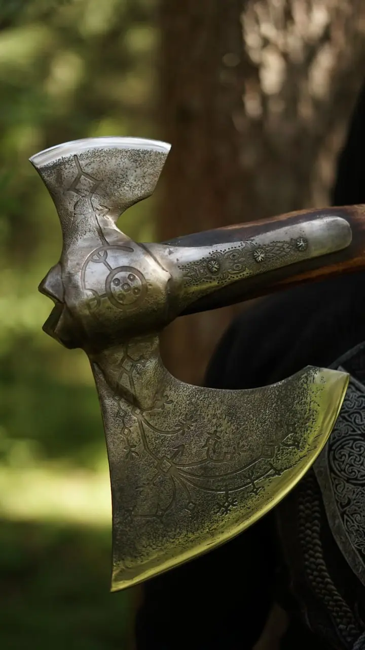 Левиафан (ориг. Leviathan Axe) — двуручный боевой топор, основное наступательное оружие Кратоса в игре God of War | Сетка — социальная сеть от hh.ru