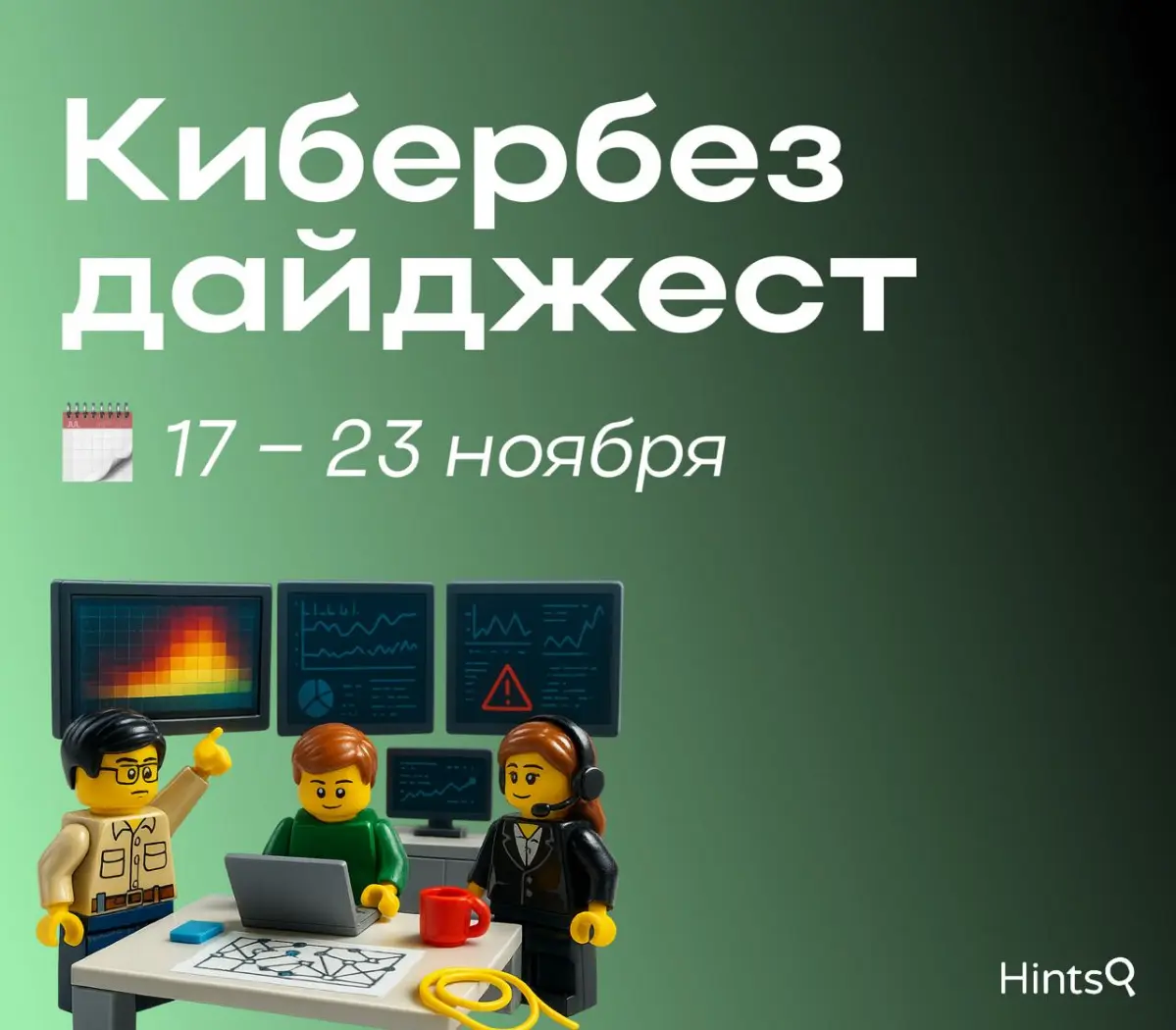 Кибербез дайджест от Hints с новостями за прошлую неделю 🔐 | Сетка — социальная сеть от hh.ru
