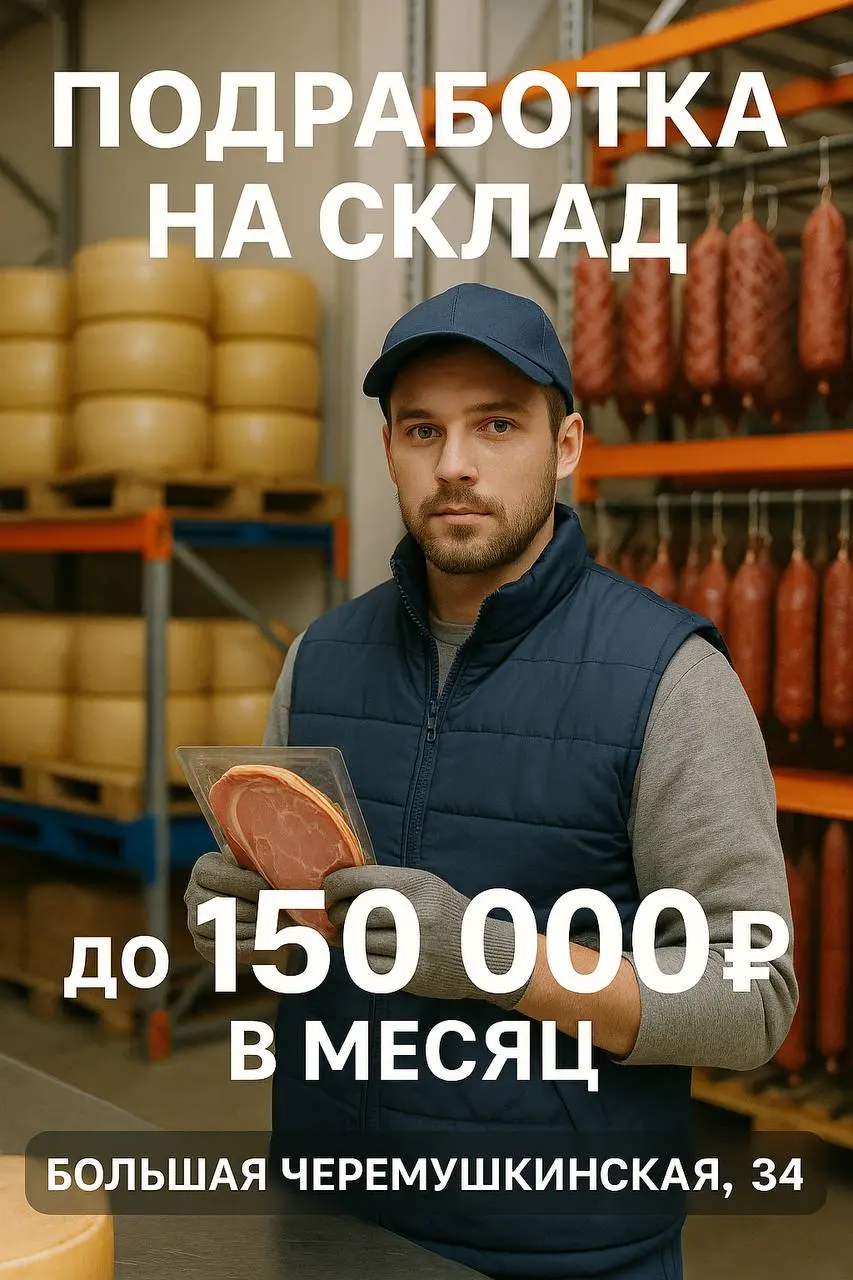 ‼️🏭 Требуется работник на склад (подработка в декабре)
Можно без опыта | Сетка — социальная сеть от hh.ru