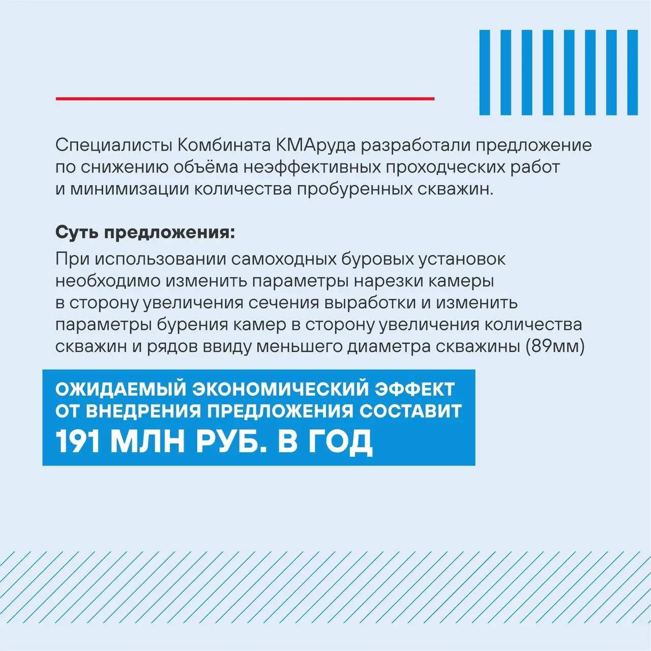 На КМАруде оптимизировали процесс добычи и существенно снизили расходы на взрывчатые вещества💪
💡Рассказываем о передовых проектах программы тотальной оптимизации производства (ТОП) ПМХ и партнерской к... | Сетка — социальная сеть от hh.ru