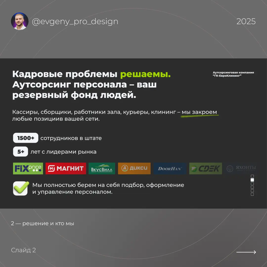 Коммерческое предложение | презентация | Сетка — социальная сеть от hh.ru