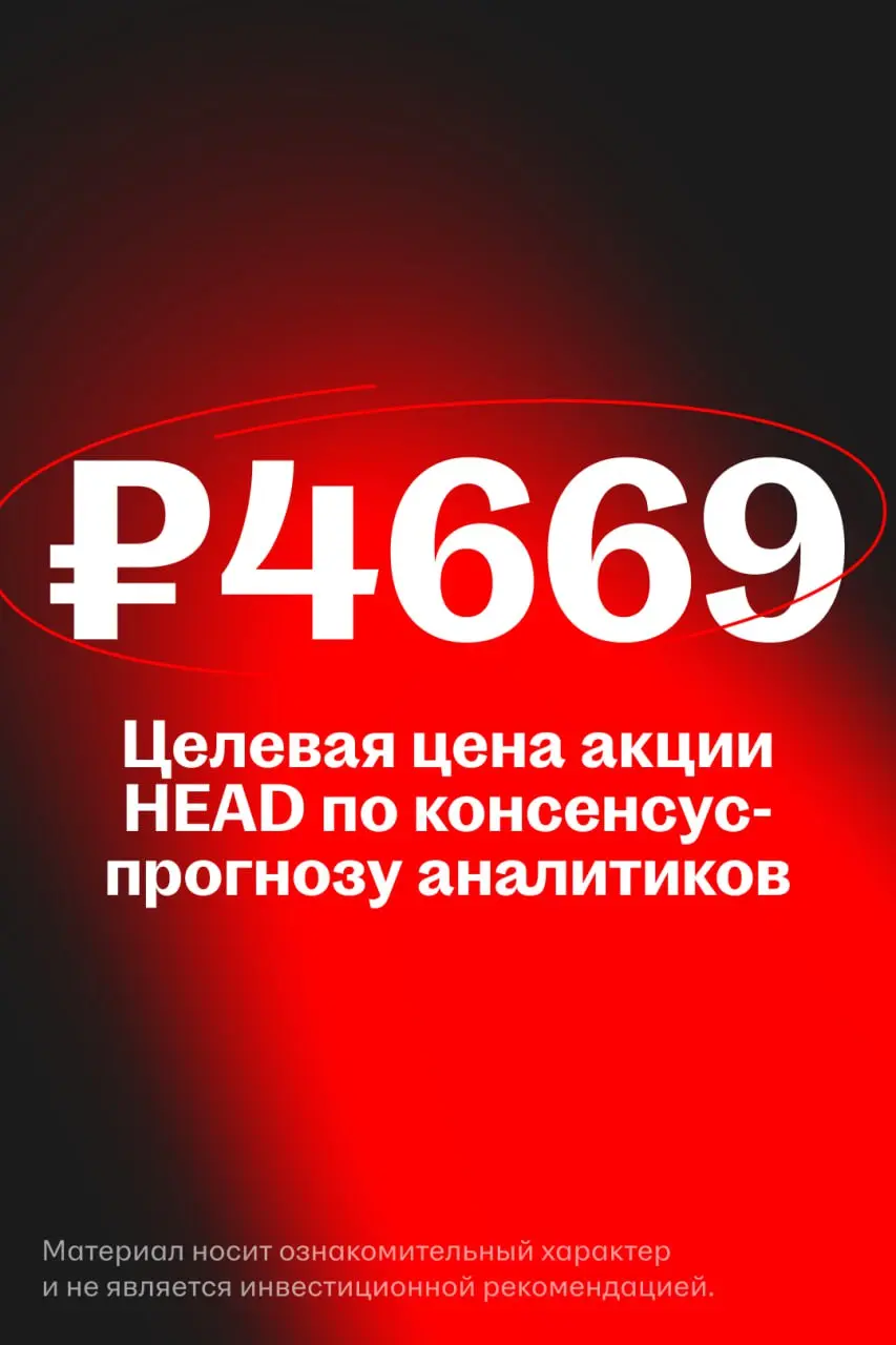 Консенсус-прогноз по акциям HeadHunter (HEAD)
По итогам третьего квартала аналитики обновили прогноз для целевой цены акций HeadHunter | Сетка — социальная сеть от hh.ru