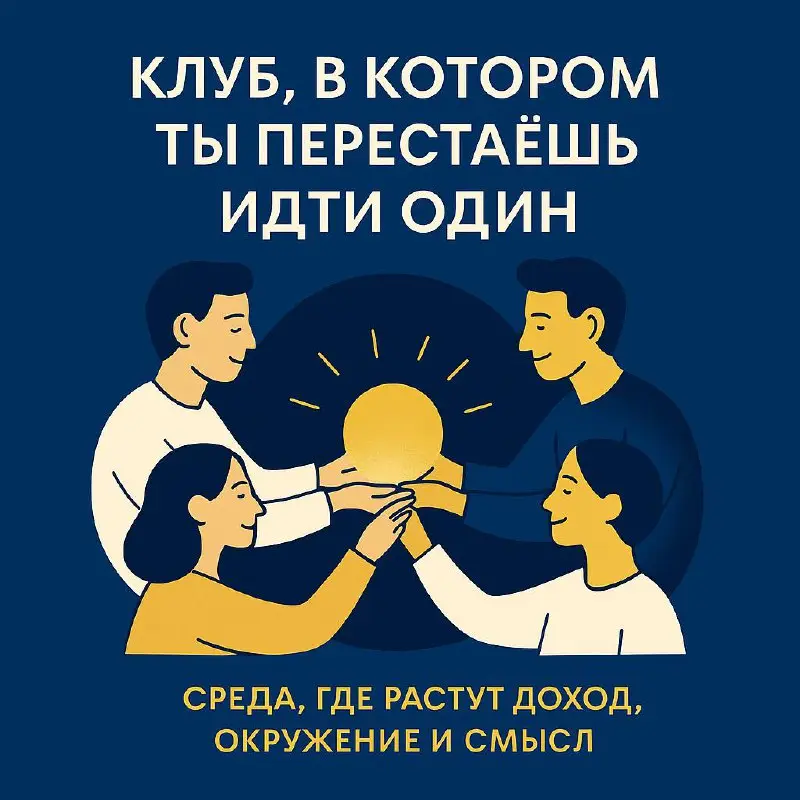 💬 Клуб, в котором ты перестаёшь идти один
Чем больше я общаюсь с предпринимателями и “сбитыми лётчиками”,
тем чаще слышу одно и то же.
Кто-то говорит:
«Я хочу расти, но устал тащить всё в одиночку | Сетка — социальная сеть от hh.ru